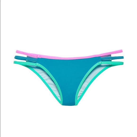 Seafoam Victoria’s Secret Cheeky Strappy Bottom - Picture 2 of 3